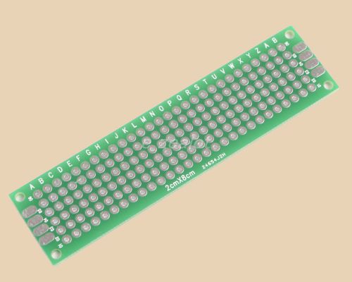 5pcs universal 2x8cm 1.6mm double side board pcb diy prototype paper pcb for sale