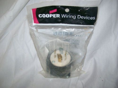 COOPER L1420P MALE LOCKING RECEPTACLE TWIST LOCK PLUG 20A-125/250V