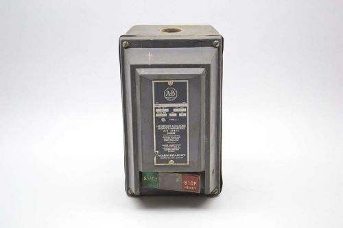 ALLEN BRADLEY 609-BGW 3 PH 10HP SIZE 1 MANUAL MOTOR STARTER B438846