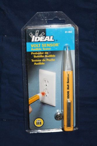 NEW Ideal Volt Sensor Audible Pocket Tester CAT III 61-063