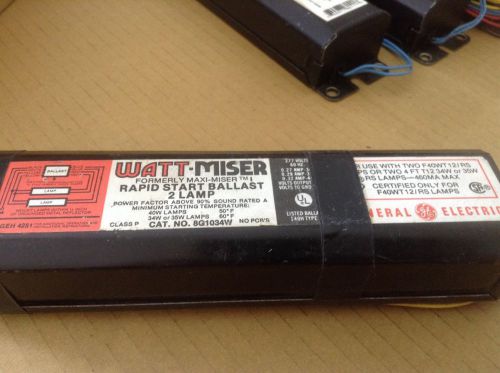 WATT-MISER BY: GE 8G1034W 277V 60Hz 0.32A