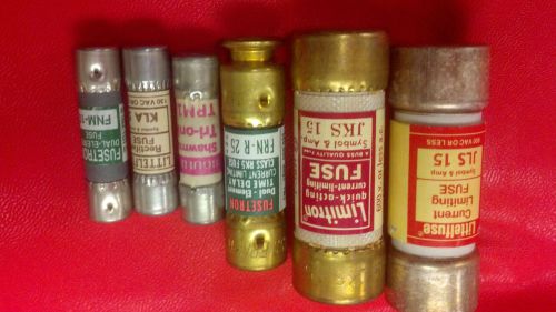 Assorted NEW fuses. FNM-6/10, KLK-10, TRM 5 full list below $1000.00 value.