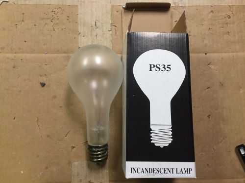 Lot 7 light 300w 300 watt 130v ps-35 clear mogul base bulb incandescent lamp for sale