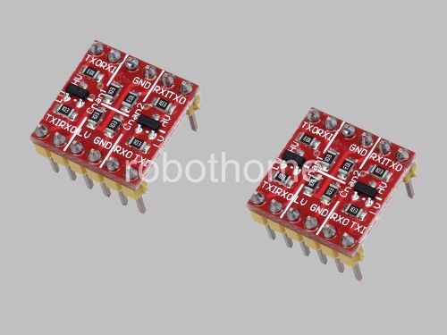 2pcs Logic Level Converter Stable 3.3V to 5V TTL Level Converter