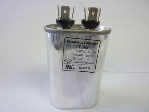 15mfd 440v 440 volt 50/60 hz oval motor capacitor for sale