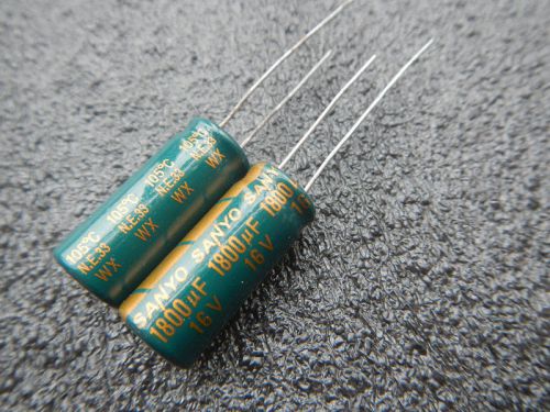 400,SANYO 16V 1800UF WX ULTRA LOW ESR CAPACITOR 10X23mm