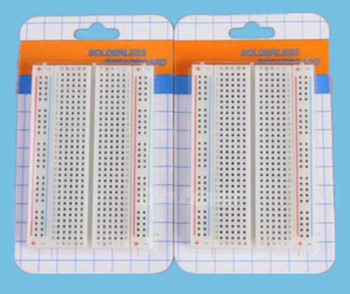 2PCS Prototype Breadboard Socket 8.5*5.5cm Vero Electronic Deck 400 NEW