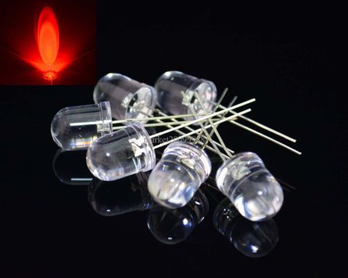 10pcs red 8mm 10000mcd led lamp ultra bright leds light diy for sale