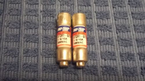 LOT OF 2 NEW FERRAZ SHAWMUT ATQR-1 8/10 FUSE 8/10A 600V AMP-TRAP