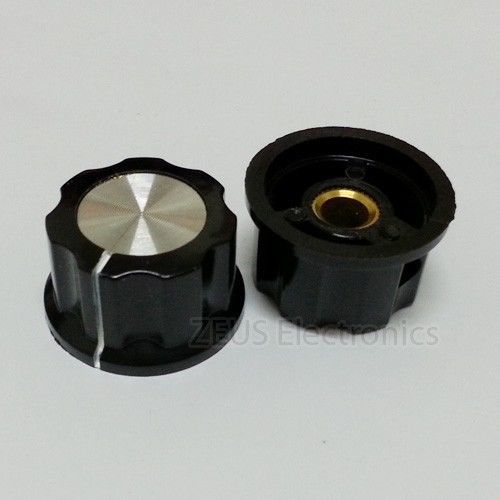 5 Pcs Radio HiFi Volume Knob tune control With screw lock for Power AMPLIFIER