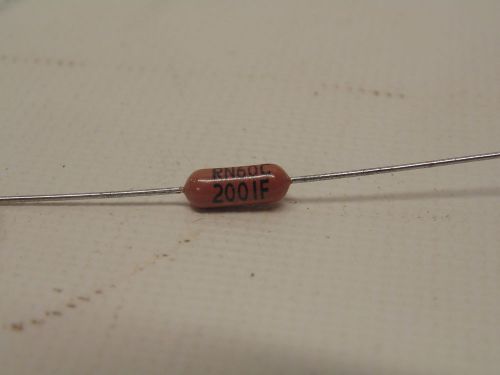 100 DALE VISHAY RESISTORS, THRU-HOLE, 2K Ohm, 250V, 1±%, RN60C2001F (R2-2-30)