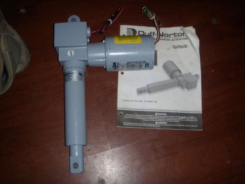 DUFF NORTON 6&#034; 500 LB LINEAR PUSH PULL ACTUATOR 115 V AC mpb6405-6