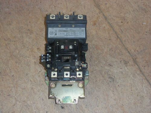 ALLEN BRADLEY SIZE 3 CONTACTOR CAT 509 - DOD   ( 07989 )