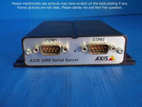 Axis 2490 serial server without power adapter&amp; software, sn:91b new without box. for sale