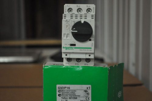 SCHNEIDER GV2P16 MOTOR CIRCUIT BREAKER