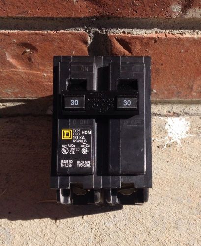 SQUARE D 30AMP CIRCUIT BREAKER *USED*