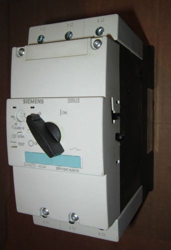 NEW SIEMENS 3RV1042-4JA10 MOTOR STARTER PROTECTOR CIRCUIT BREAKER