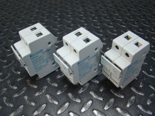 3 Ea. Ferraz Shawmut Ultrasafe USCC2 2x Fuse Holder 600V 30A LP-CC-1