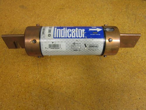 Littelfuse Indicator FLSR 300 ID 300AMP 75-600VAC Fuse NEW