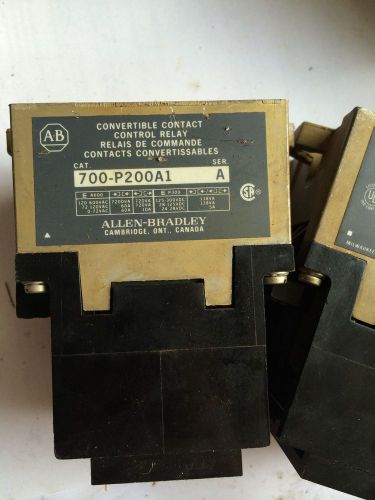 Allen-Bradley 700-P200A1 NEMA Heavy-Duty Industrial Control AC Relay Bulletin700