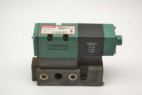 NUMATICS 152SA400K000030 150PSI 115/110-120V-AC 3/8IN NPT SOLENOID VALVE B402882