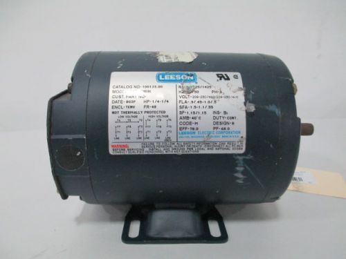 NEW LEESON 100123.00 C4T17NB3E AC 1/4HP 230/460V-AC 1725/1425RPM MOTOR D240785