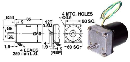 STOCK DRIVE PRODUCTS A 3G25MIS1800 1800:1 Reduction #60 Gearmotor