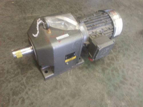 Nos nord inverter duty motor 5hp  230/460v w/ nord gear reducer sk 772-100 l/40 for sale