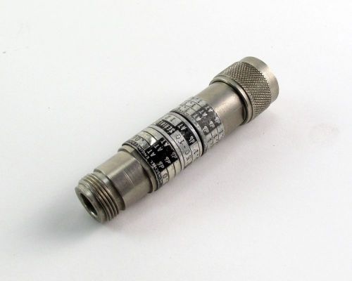 Weinschel 50-10 Fixed Coaxial Attenuator 10dB, Type-N, DC-1.4 GHz