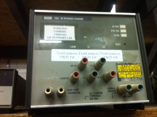 FLUKE 732A DC REFERENCE STANDARD Good Working!!