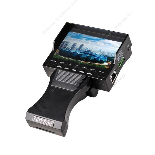 4.3&#034; tft lcd foldable cctv camera audio video security tester cable test monitor for sale