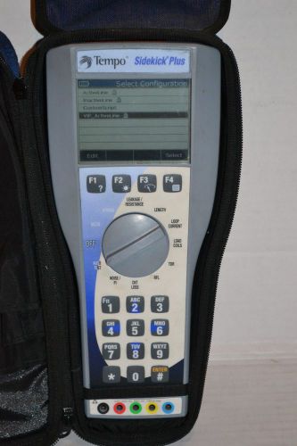 Tempo Sidekick Plus Digital Stress Leakage Voltage Telecom Tester