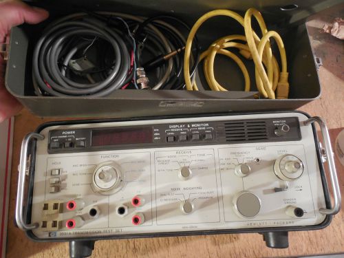 HP 3551A Transmission Test Set 40hz to 60Khz - Hewlett Packard, w/probes, accs