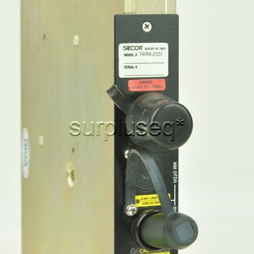 Siecor 340M-2521 OTDR Module fits CMA4000, SM 1310/1550nm, PM and VFL