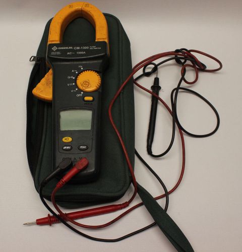 Greenlee cm-1300 clamp meter, 1000 amp (e13629-2) for sale