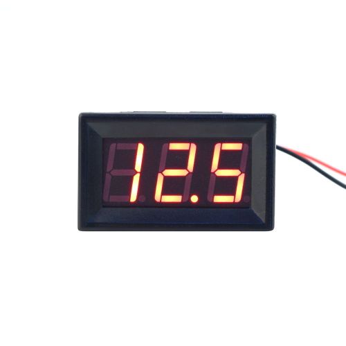 Mini Digital Voltmeter 3.0-30V LED Vehicles Motor Voltage Panel Meter Tester HX