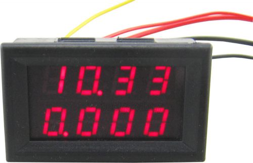dual display 0.28&#034; red LED 2in1 DC 0-33.00V/0-3.000A digital voltmeter ammeter