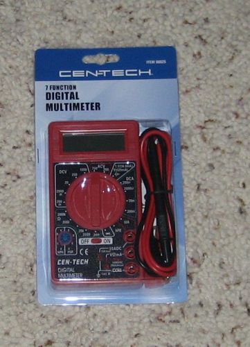 CEN-TECH 7 FUNCTION DIGITAL MULTIMETER - BRAND NEW/SEALED