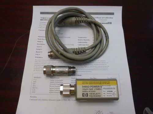 HP Agilent 8485D 50MHz - 26.5GHz RF Power Sensor (-70 to -20 dBm) - CALIBRATED!