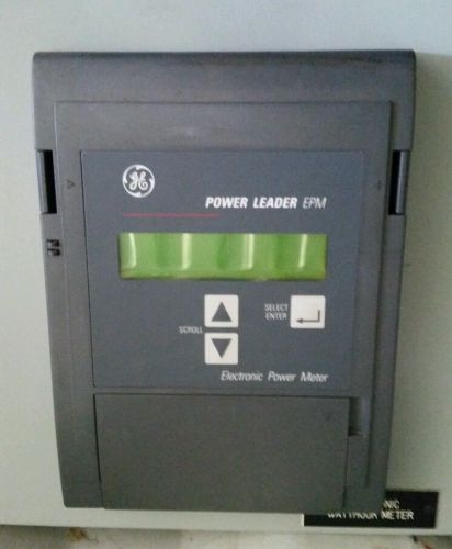Ge general electric ple3esfg power leader epm electronic power meter 480 volts for sale
