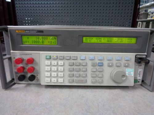 Fluke 5820A Oscilloscope Calibrator 5-Channel, 2.1Ghz, Calibrated w/Data GOOD