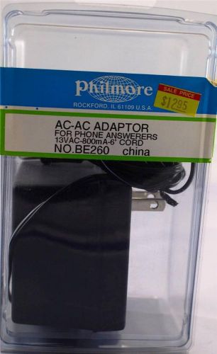 Philmore Class 2 Transformer AC Adapter Power Supply 120V 60Hz for Phone LKG NEW