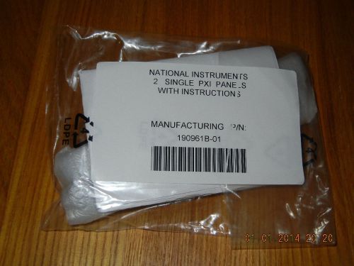 National Instruments PXI Filler Panel Kit, PN: 778933-01, 190961B-01, NEW