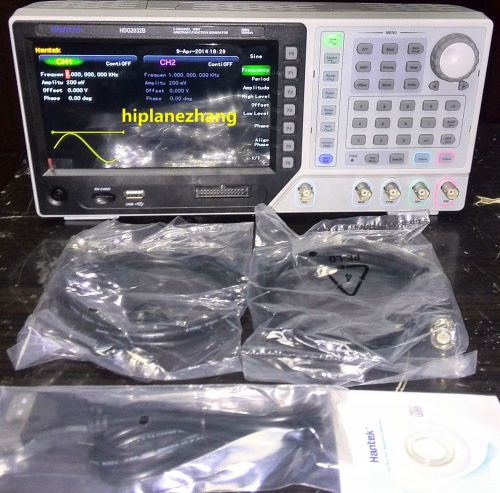 2CH 30MHz 250MSa/s Function Signal Arb. Waveform Generator USB 7&#034;TFTLCD HDG2032B