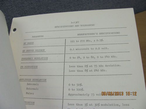 BOONTON MODEL 202G: FM-AM Signal Generator - Calibration Procedure # 18150