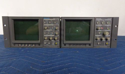 TEKTRONIX 1721 VECTORSCOPE &amp; 1735 WAVEFORM MONITOR (PARTS OR REPAIR)