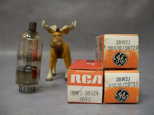 3BW2 / 3BS2B / 3BT2A Vacuum Tubes  Lot of 3  GE / RCA