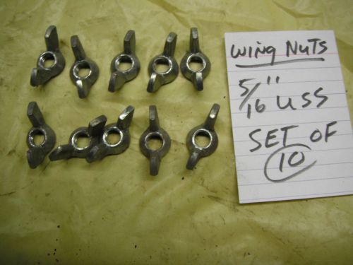 (10)  5/16&#034; uss thread wing nuts for sale