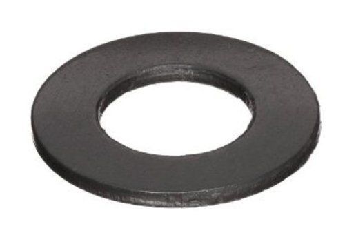 18-8 Stainless Steel Flat Washer, Black Oxide Finish, #4 Hole Size, 1/8&#034; ID,