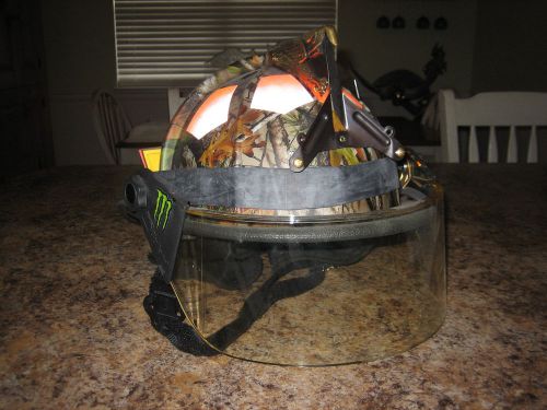 Bullard firefighter camouflage helmet for sale